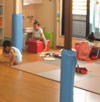 ここでお晝寢もします。