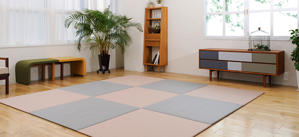 目積-グレー × 目積-ピンク施工寫(xiě)真